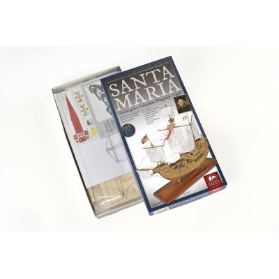 Santa Maria Caravel Wooden Model Kit 1 65 Amati Model