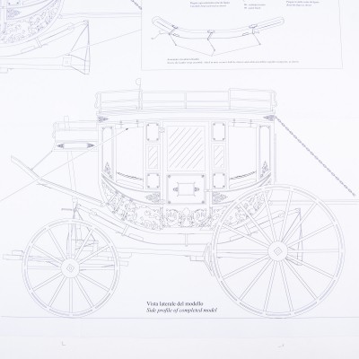 Bauplan Diligence Stage Coach