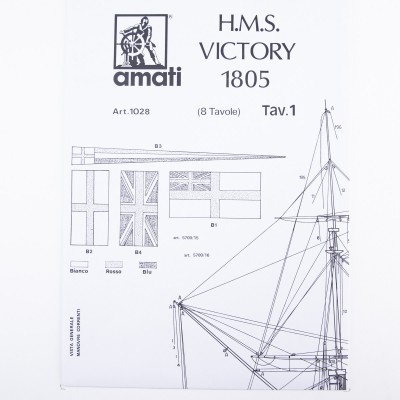 Piano costruzione H.M.S. Victory