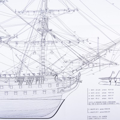 Amati Model - H.M.S. Victory Plan - Construction Plans