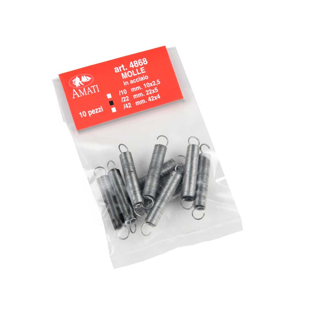 Amati Model - Steels prings mm.22x5 - Fittings and accessories