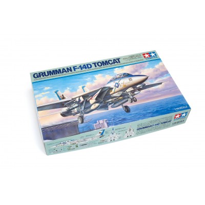 Tamiya Plastikmodellbox der Grumman F-14D Tomcat