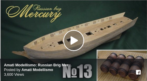 RUSSIAN BRIG MERCURY – THE BUILD – LOG 13 + 14 - Amati Model